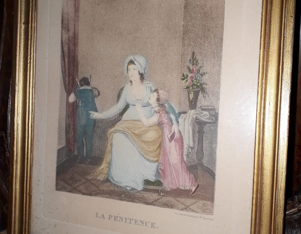 La Pénitence  gravure d’Auguste Le Grand