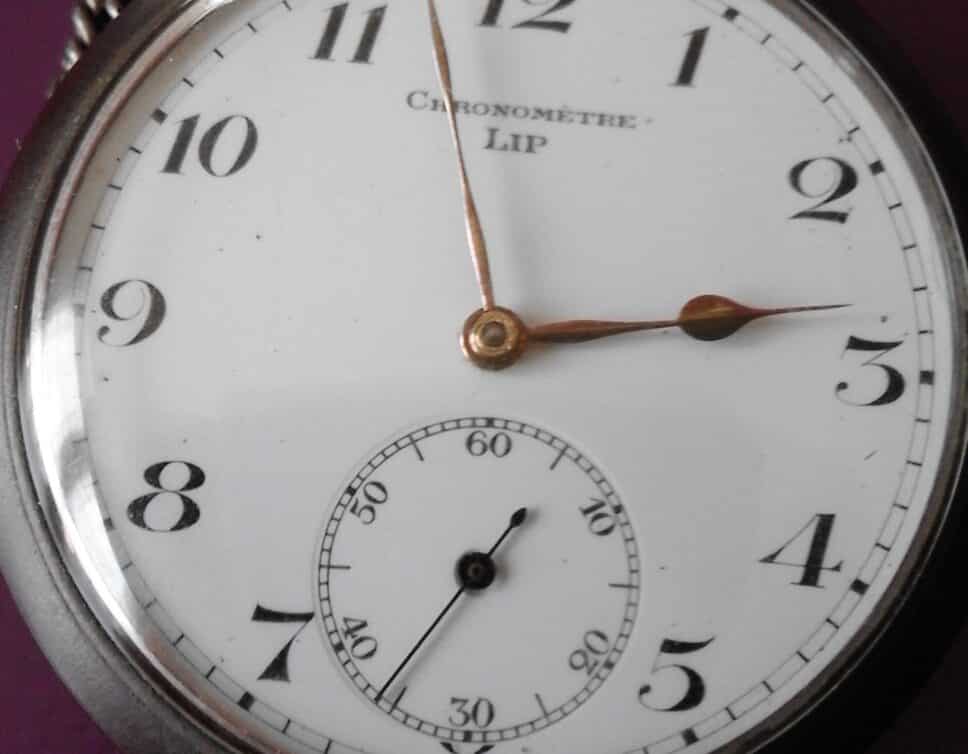 Estimation Montre, horloge: Montre à gousset LIP chronomètre