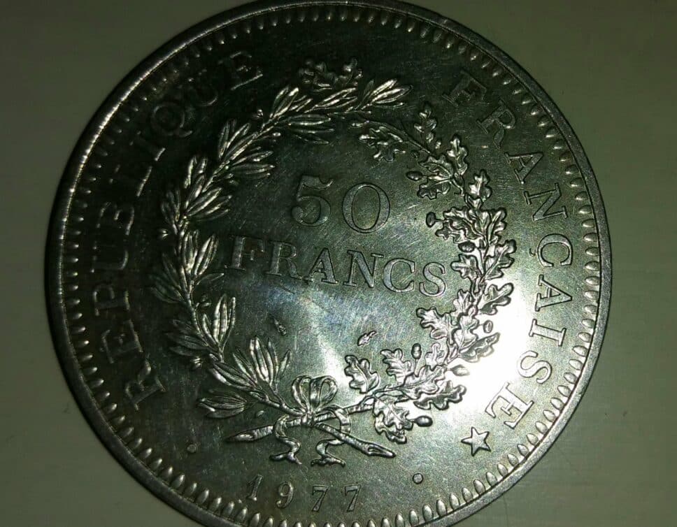 Pièce de 50 francs de 1977