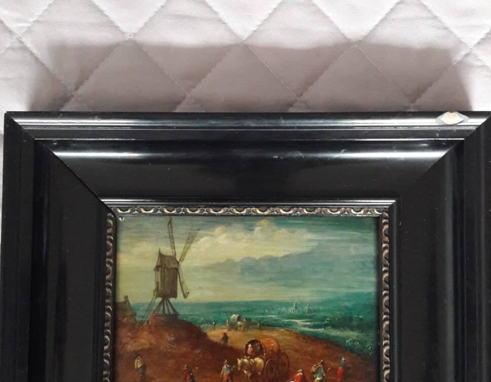: Peinture de Brueghel sur bois
