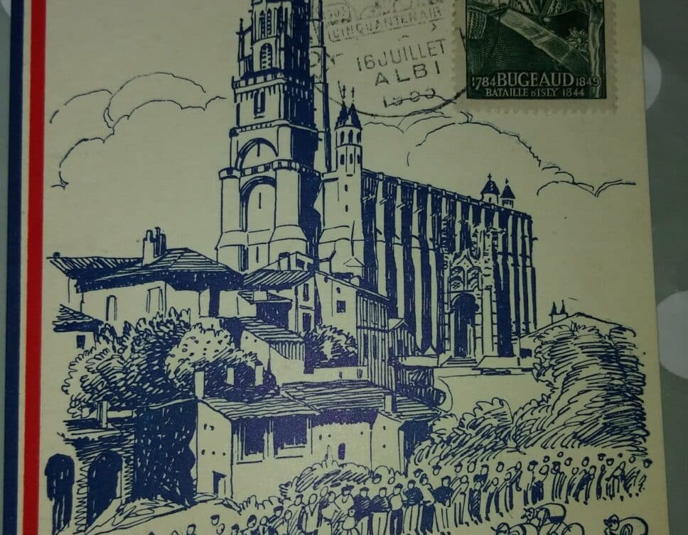 Cartes postales du cinquantenaire du tour de France (1953)