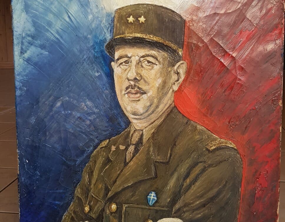tableau de Charles De Gaulle