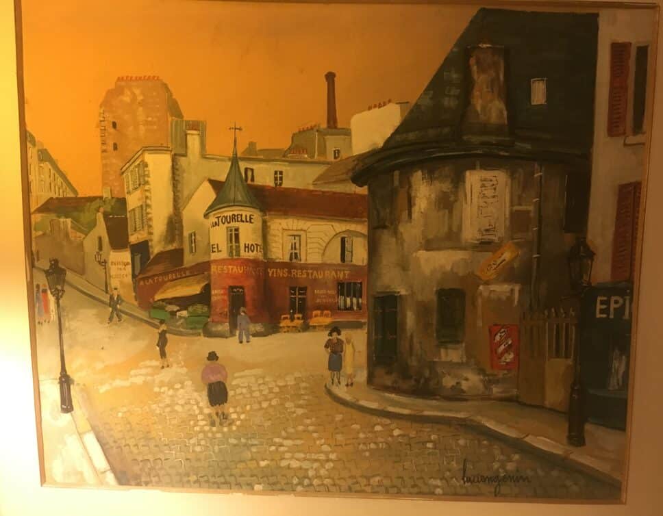 Peinture Tableau, Pastel: Peinture venin Lucien Montmartre