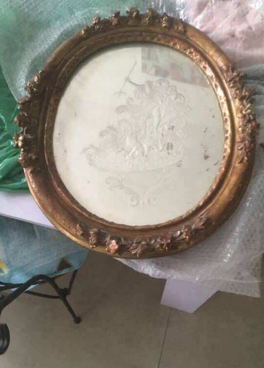 miroir XVIII