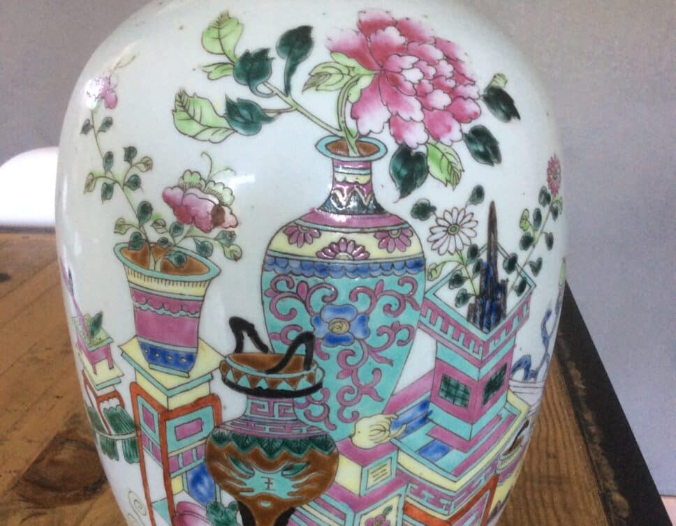 Vase potiche chinoise ancienne