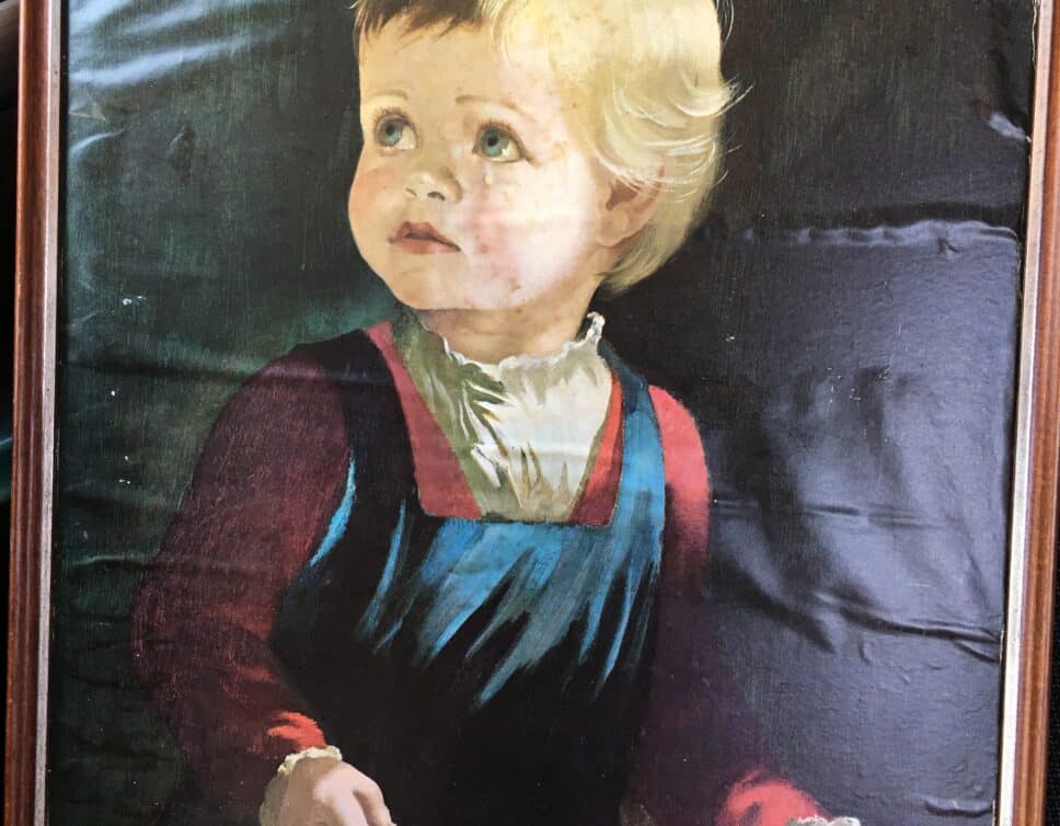 Peinture Tableau, Pastel: Enfant qui pleure