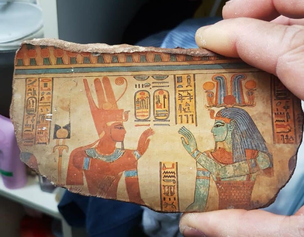 Plaque egyptienne