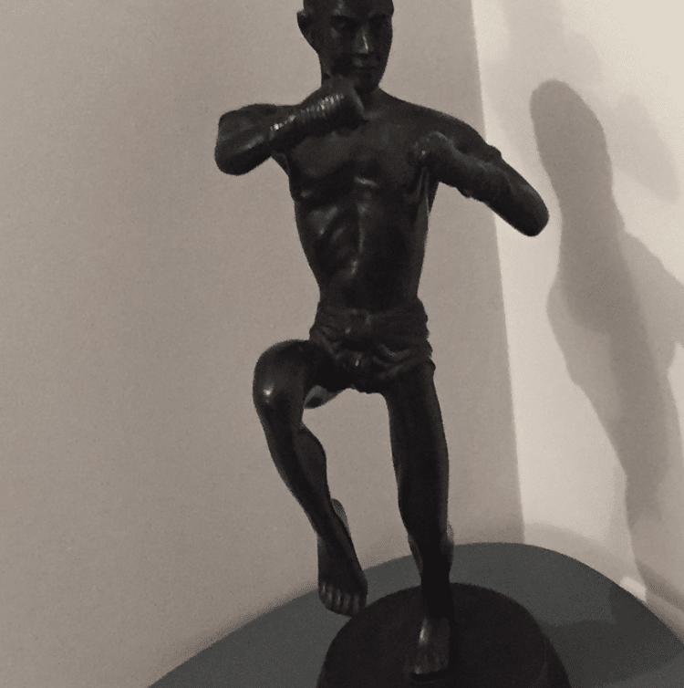 : Statue boxeur thailandais