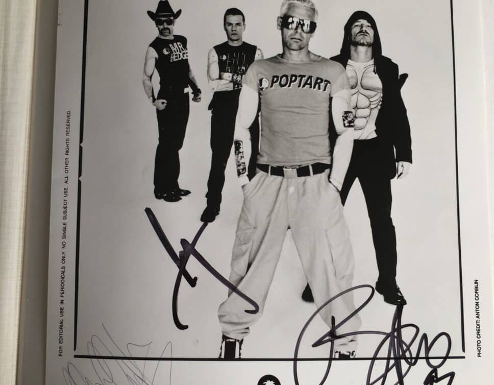 U2 autographe