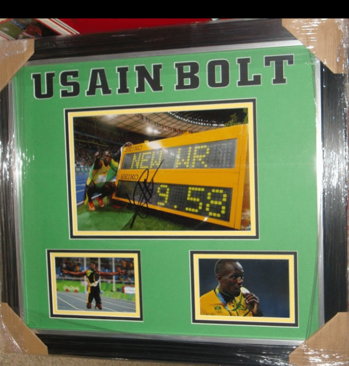Autographe Usain Bolt
