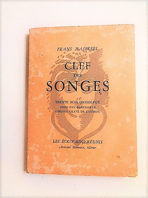 Estimation Livre, manuscrit: CLEF DES SONGES MASEREEL
