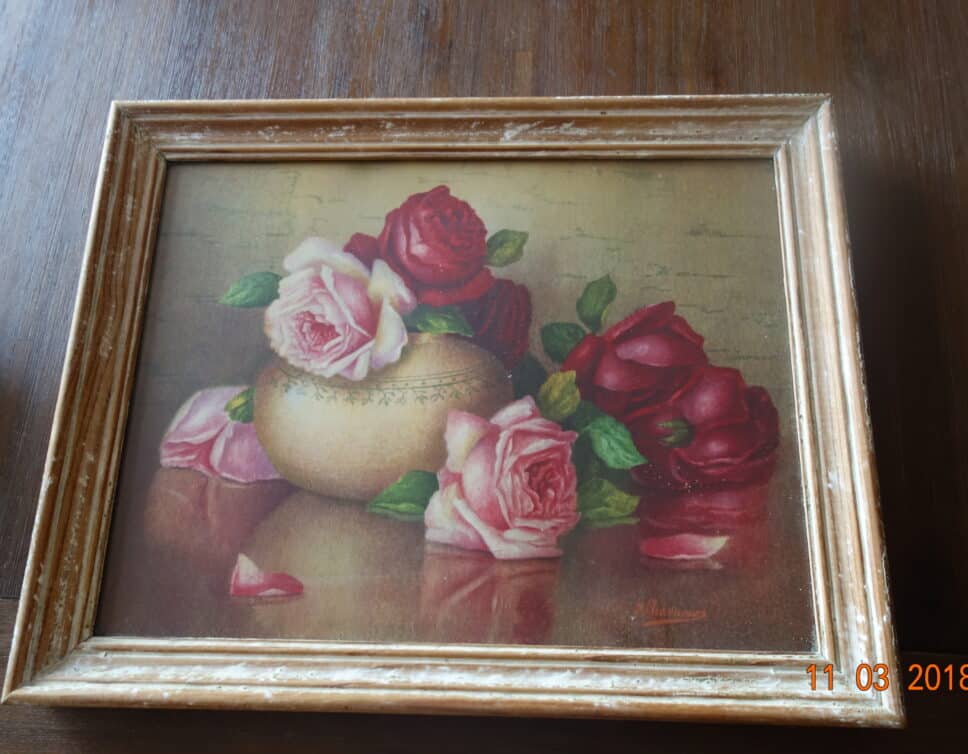 Peinture Tableau, Pastel: tableau signé Chavannes