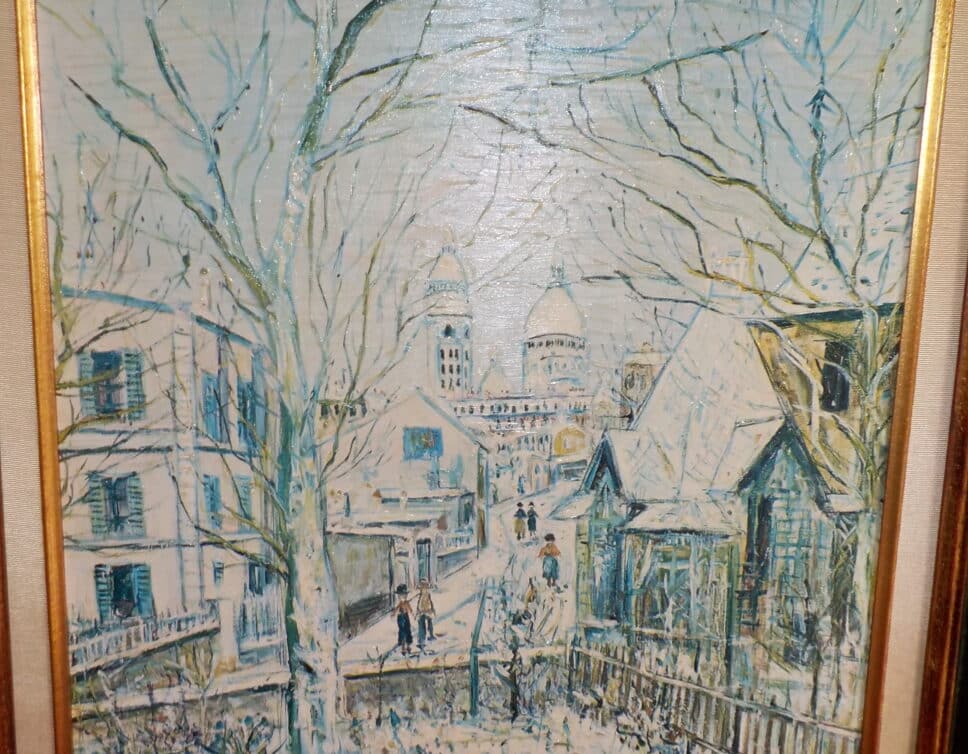 : sacré cœur de Montmartre et le château des brouillards 1934