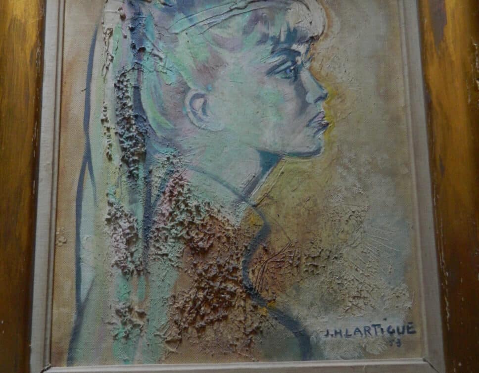Peinture Tableau, Pastel: tableau JH lartigue 1953