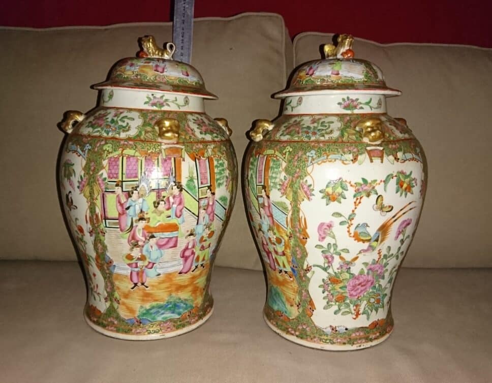 Paire de vases chinois
