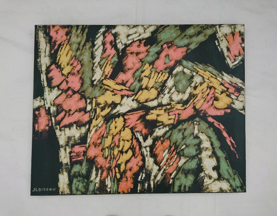 Peinture Tableau, Pastel: Le blé en herbe – Jacques Loiseau 1994