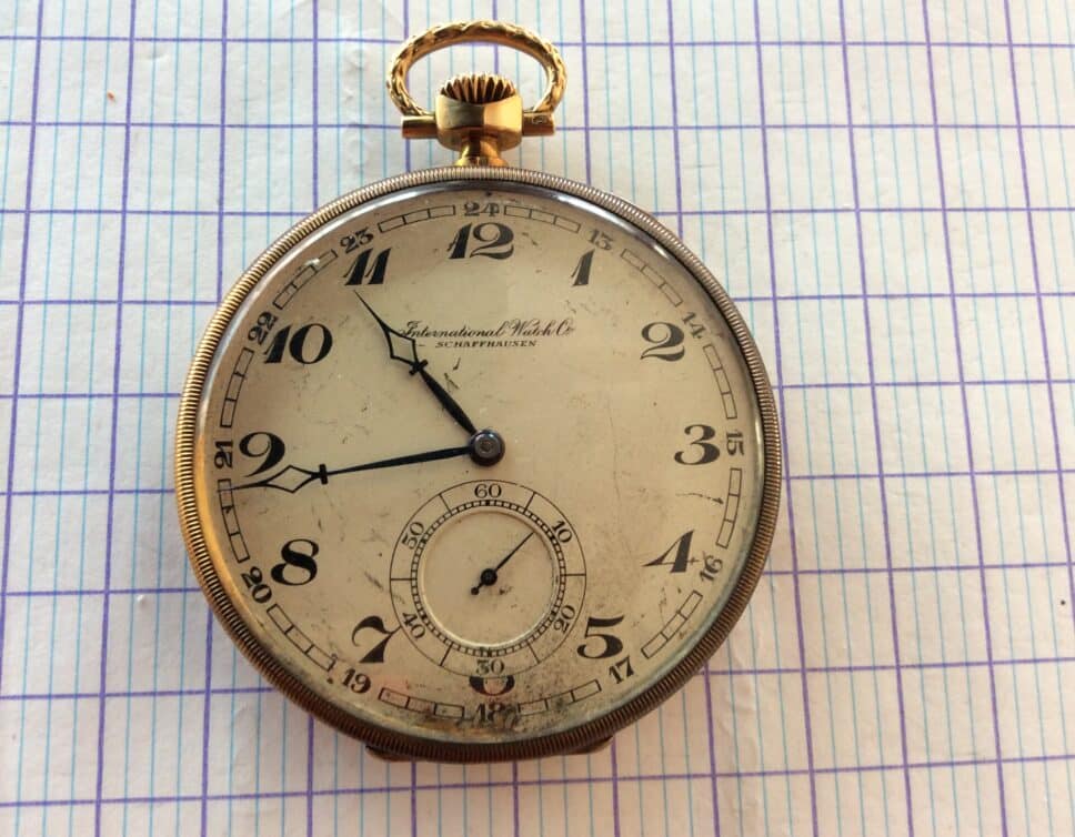 Estimation Montre, horloge: Montre de gousset Schaffhausen en or