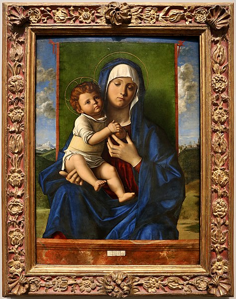 Giovanni Bellini, Virgin and the child, 1485-1490, National Gallery, Londres Estimation gratuite Giovanni Bellini