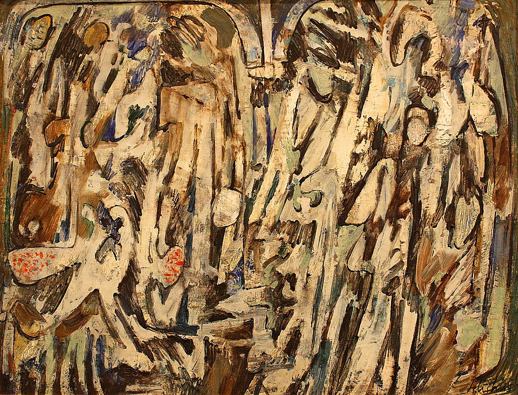 Pierre Alechinsky (°1927) Forêt sur qui-vive, 1954 Estimation Pierre Alechinsky gratuite