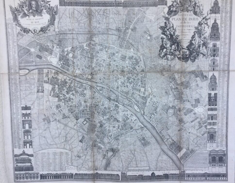Plan de Paris 1728 Delagrive