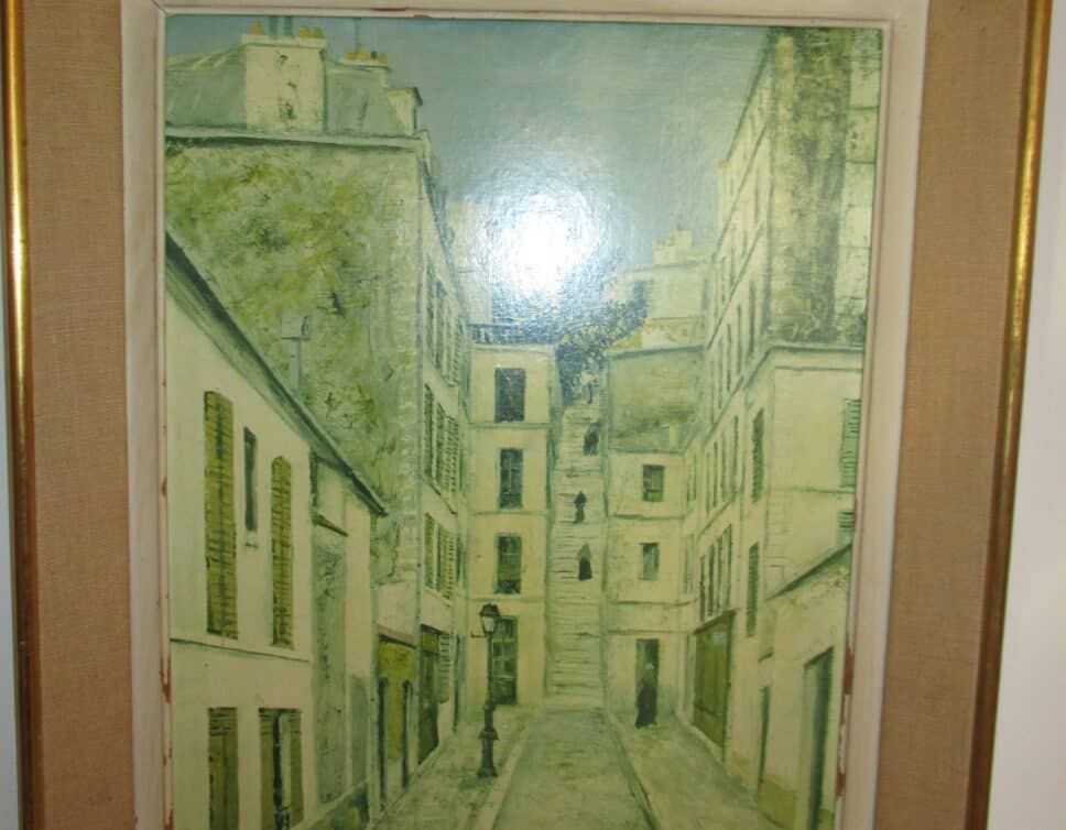 Peinture Tableau, Pastel: Tableau signé Maurice Utrillo