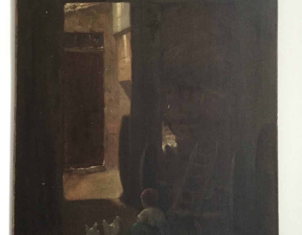 : giaocchino toma, peinture huile sur bois , 1874
