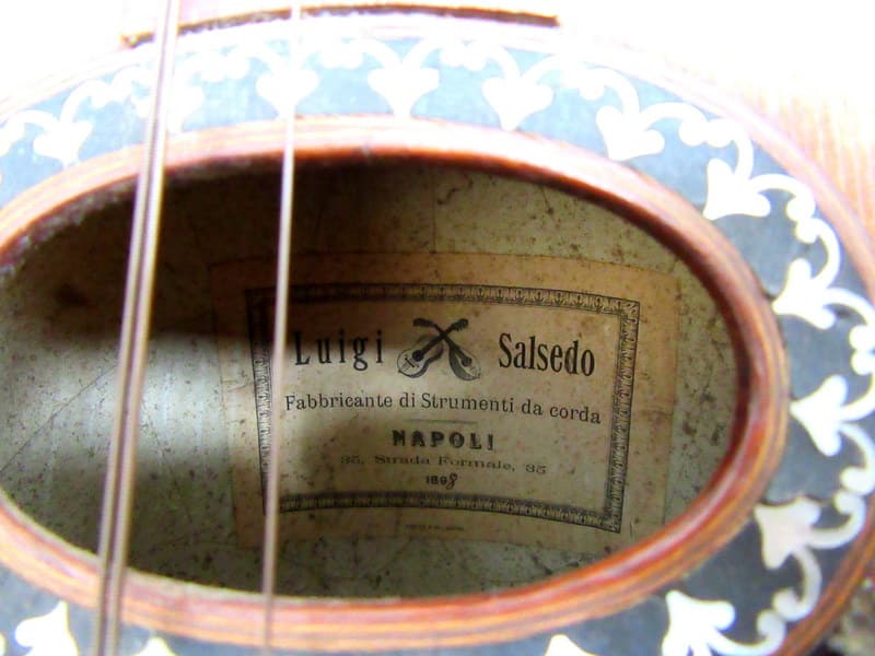 Mandoline Luigi Salsedo 1898