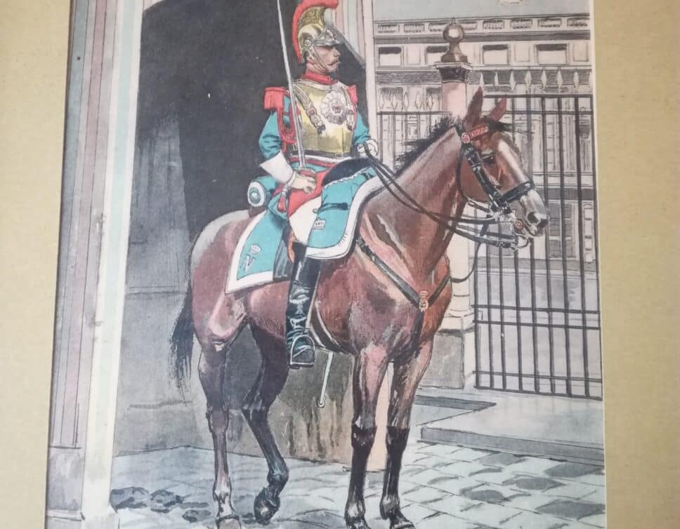 : garde à cheval de Maurice Toussain