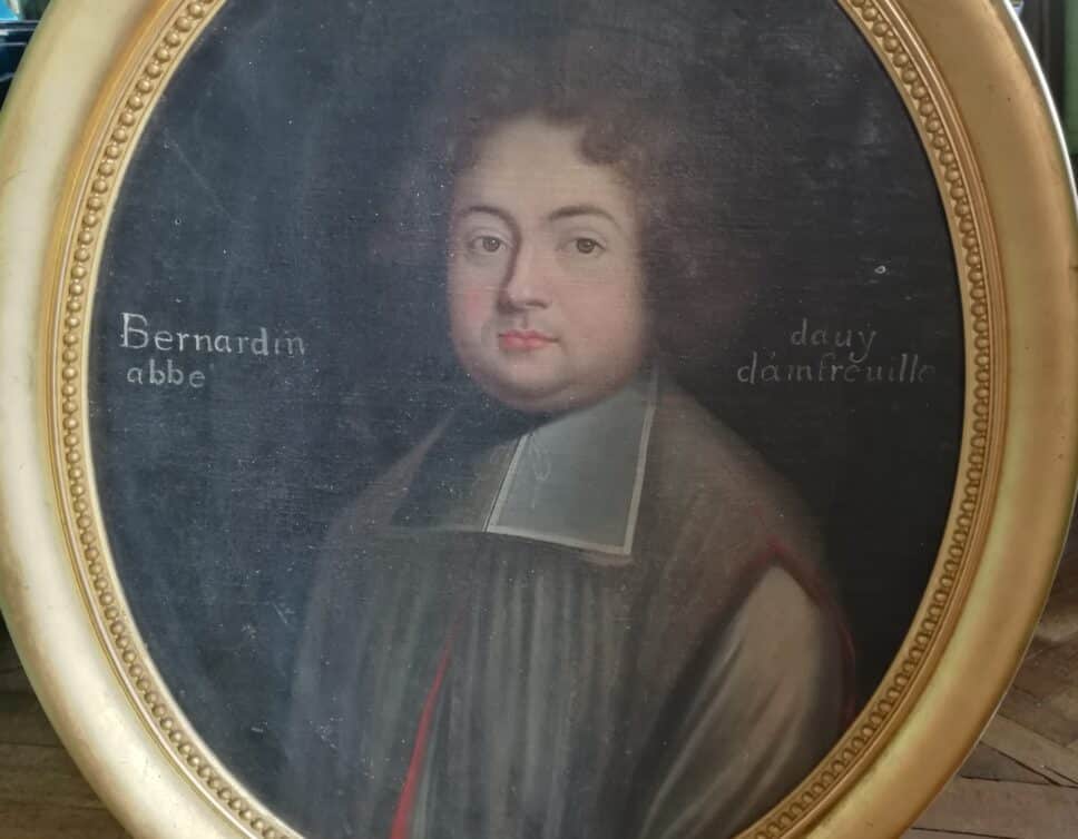 Peinture Tableau, Pastel: Tableau abbé Bernardin Davy D’Amfreville