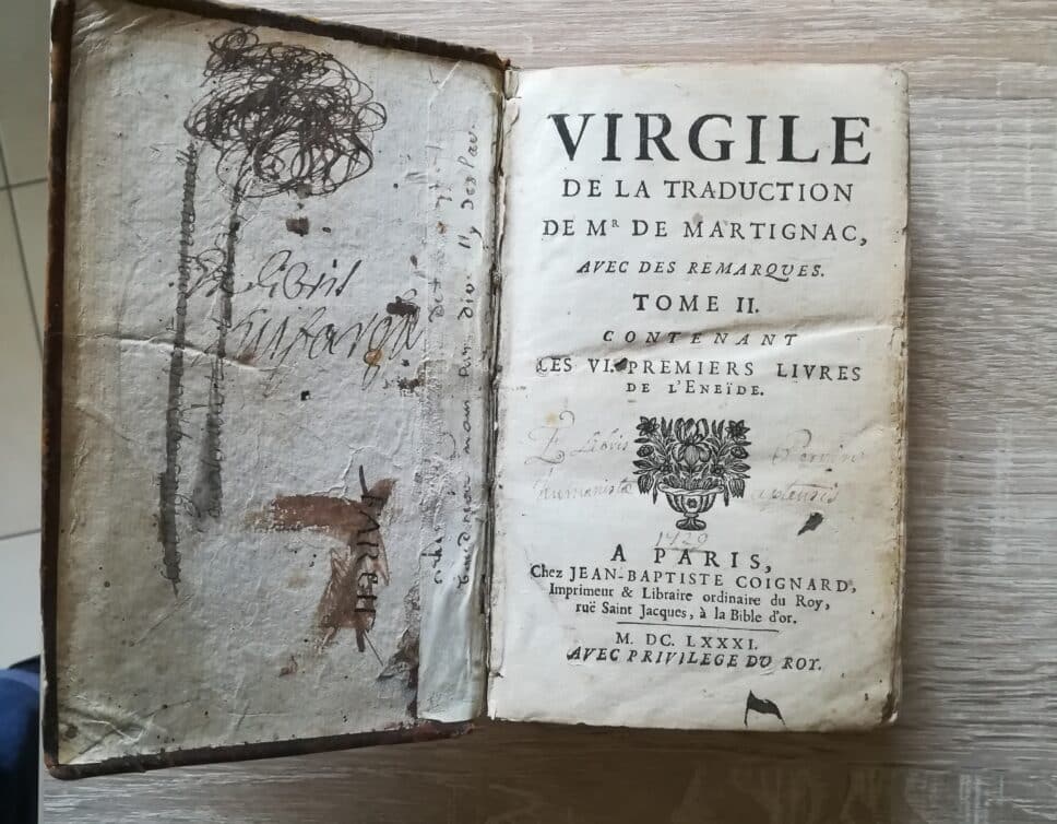 Estimation Livre, manuscrit: Livre Virgile