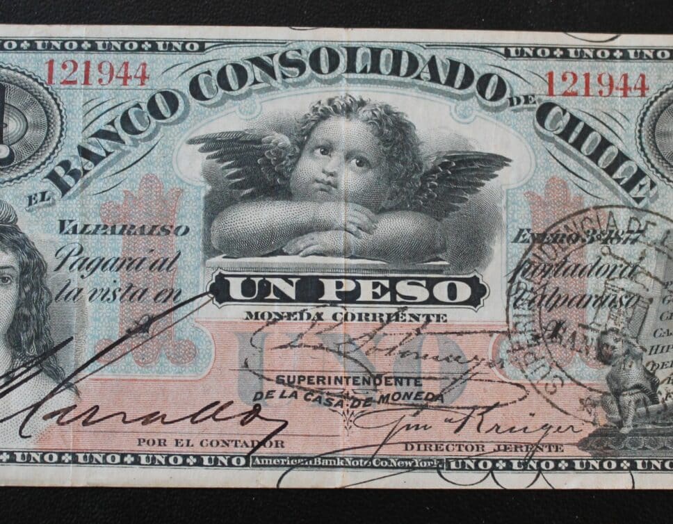 Billet un peso BANCO CONSOLIDADO DE CHILE