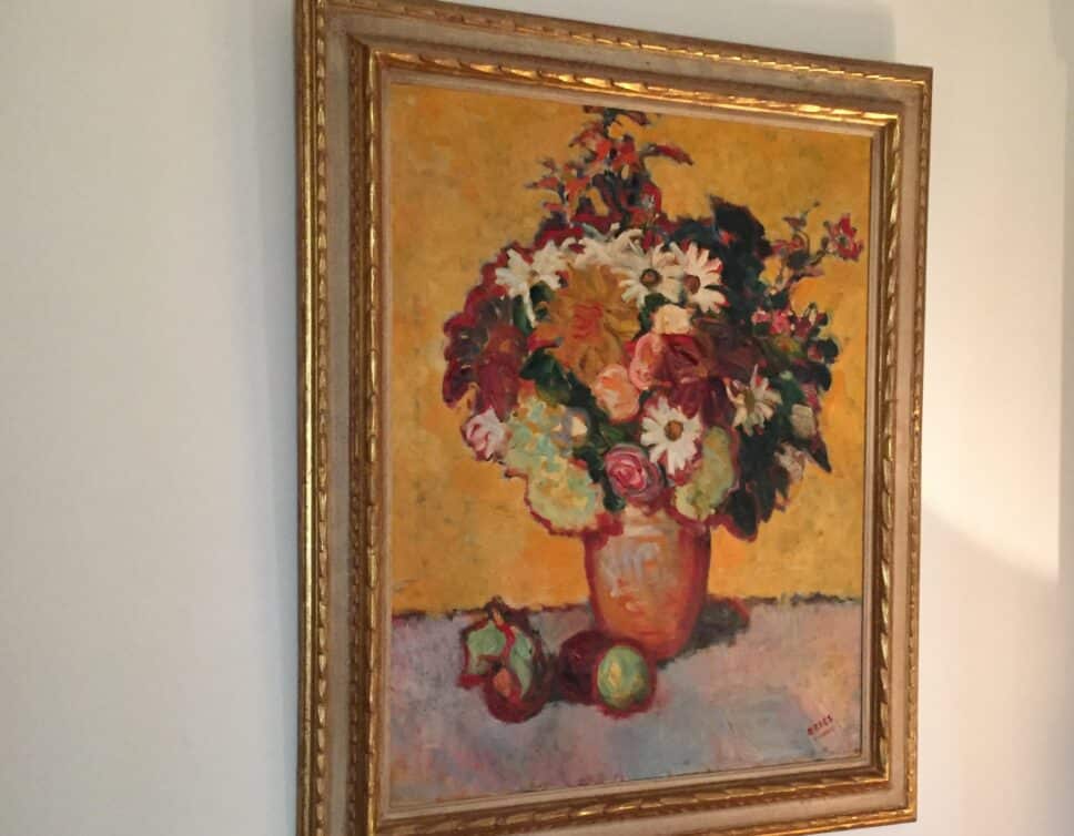 Peinture Tableau, Pastel: Le bouquet de Dries