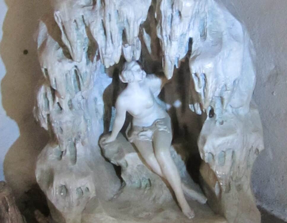 : lampe art nouveau signée F.VICHI Florence marbre