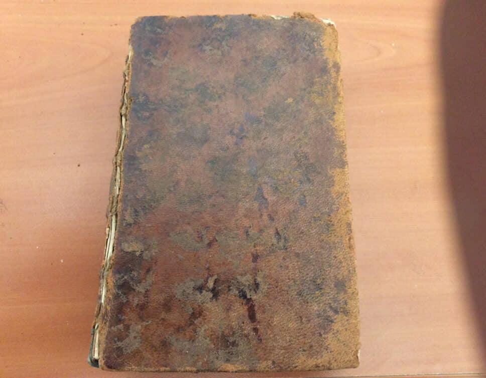 Estimation Livre, manuscrit: Livre ancien titré sur le dos « verhalten eines soldaten »