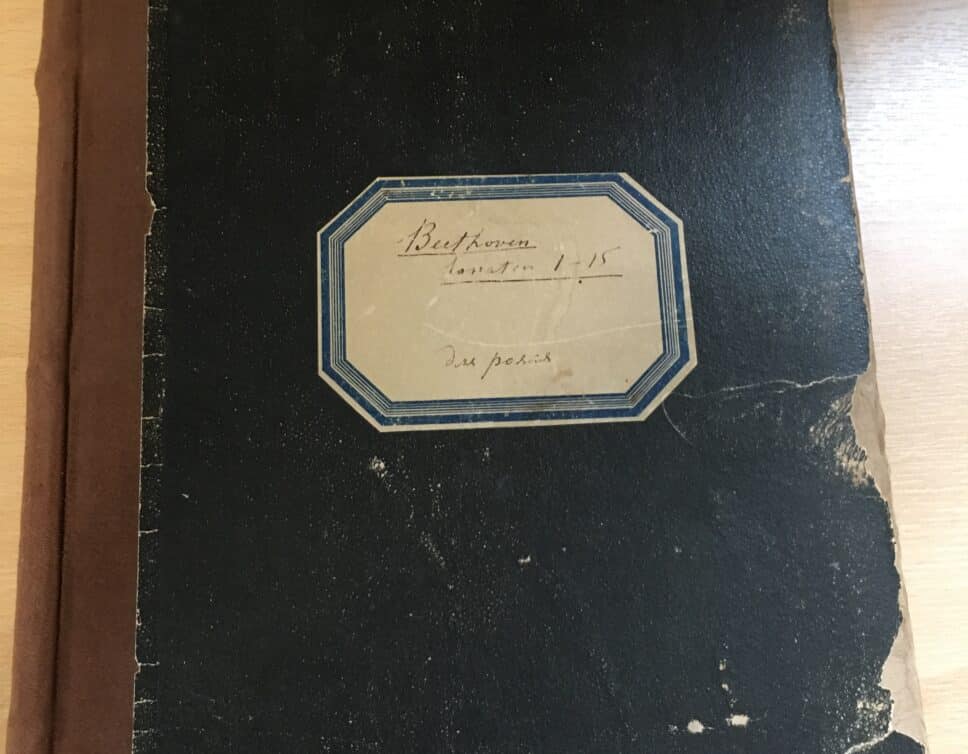 Estimation Livre, manuscrit: Livre de partitions de Beethoven