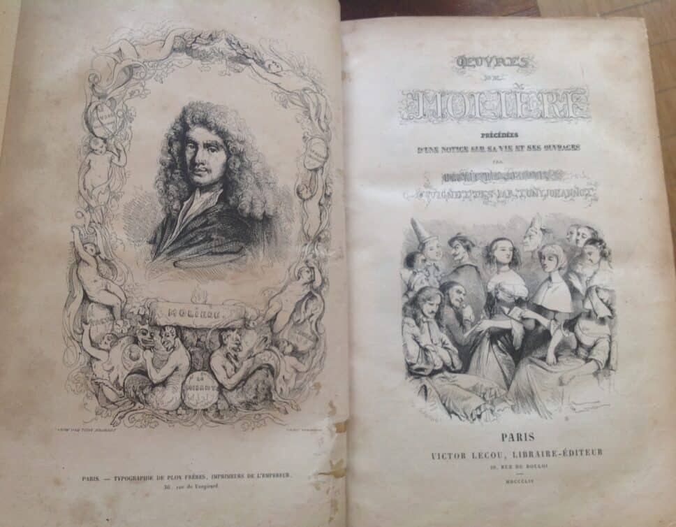 Estimation Livre, manuscrit: Œuvres de Molière 1853