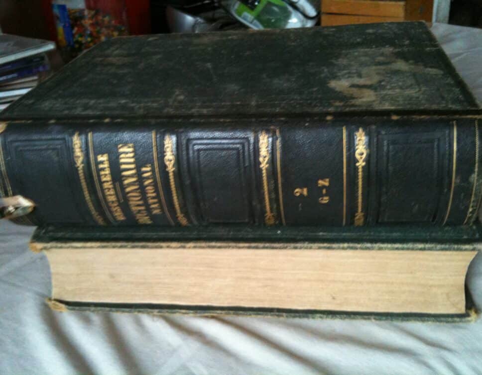 Estimation Livre, manuscrit: Dictionnaire National 1864