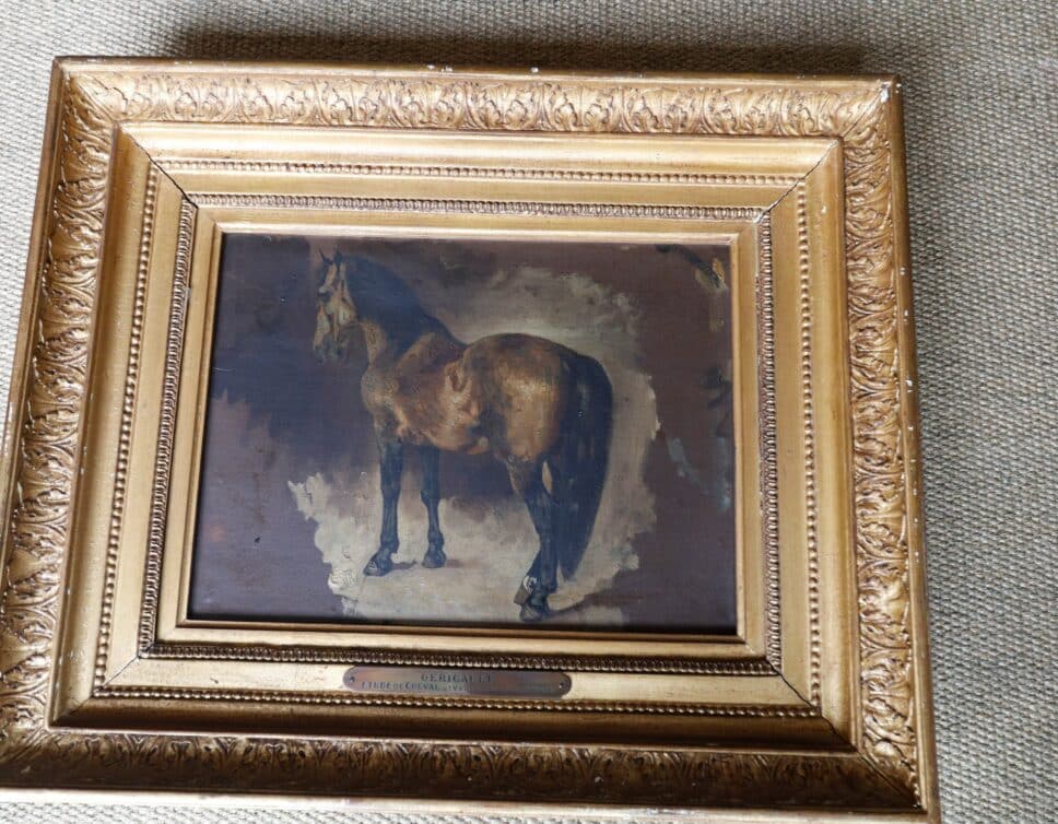 Peinture Tableau, Pastel: Etude de cheval de Gericault