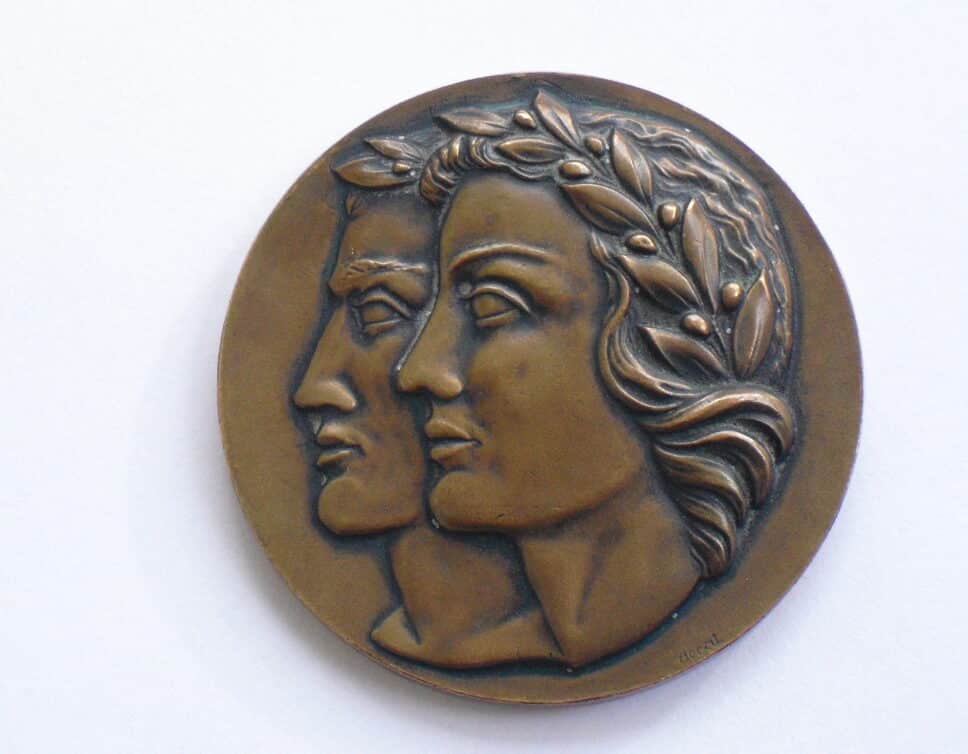 Médaille bronze JO 1956