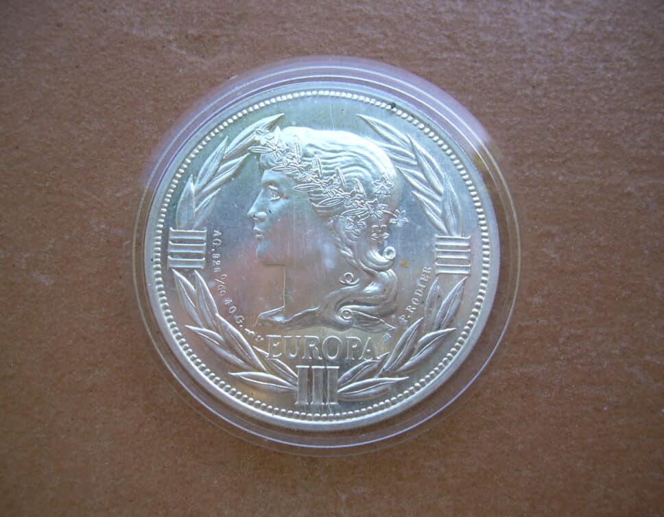 l’europe personnifiée médaille monnaie de paris