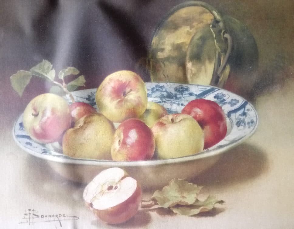 : Nature morte pommes de AF Bonnardel