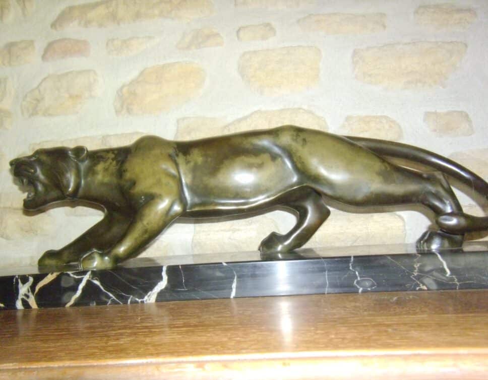 : Panthère en bronze