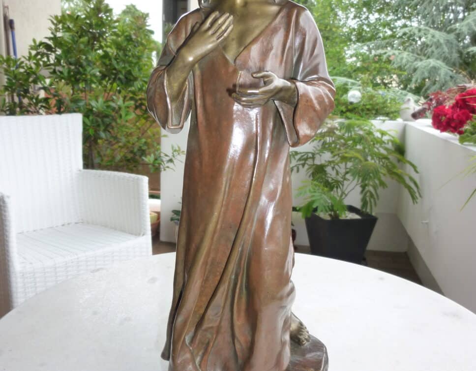 : statue en bronze