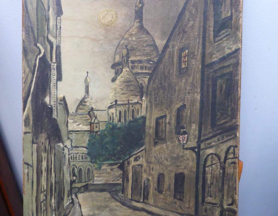 Peinture Tableau, Pastel: Tableau Montmartre