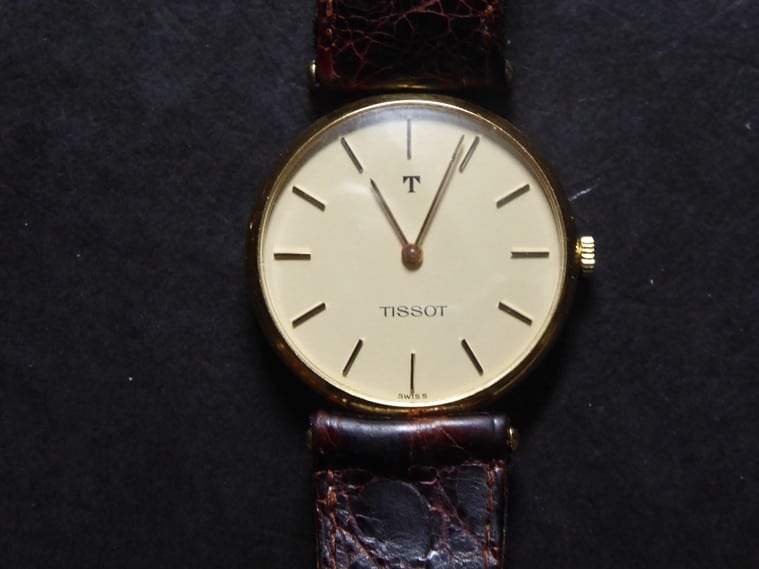 Estimation Montre, horloge: montre bracelet homme Tisssot en or