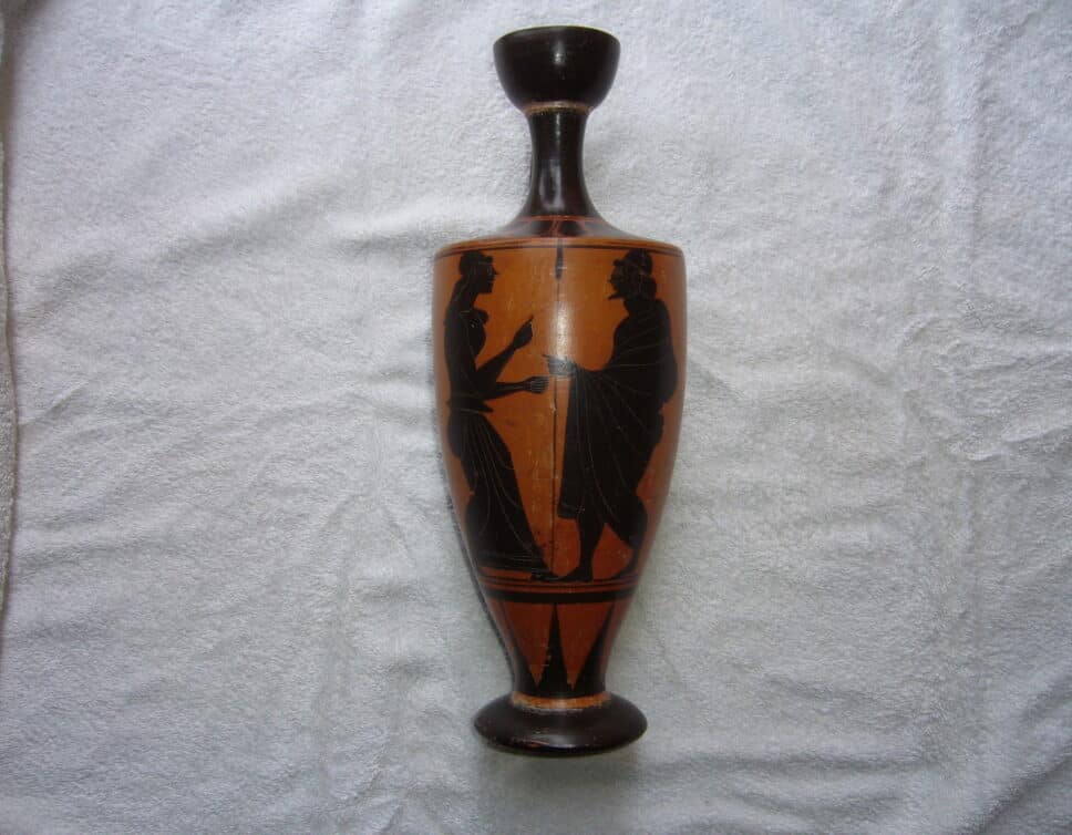 Vase lécythe grecque