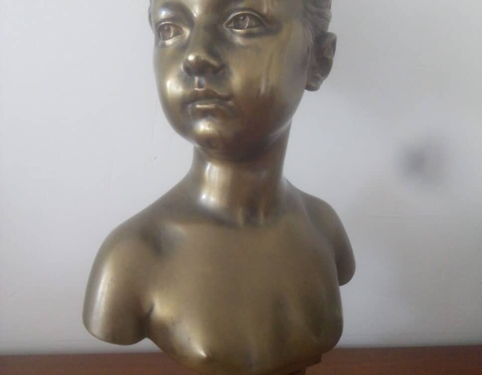 : Houdon bronze de « Marie-louise Brogniart »