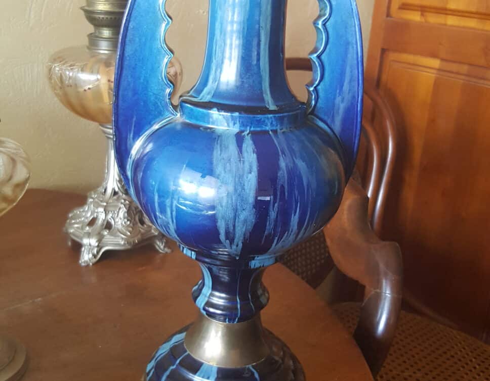 Pied de lampe ou Vase Vallauris