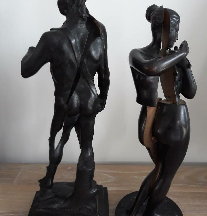 : Couple nu sculpteur Arman