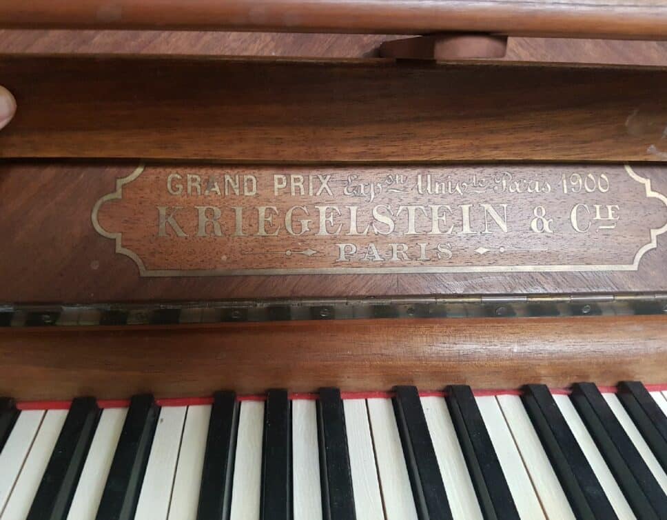 Piano kriegelstein 1900